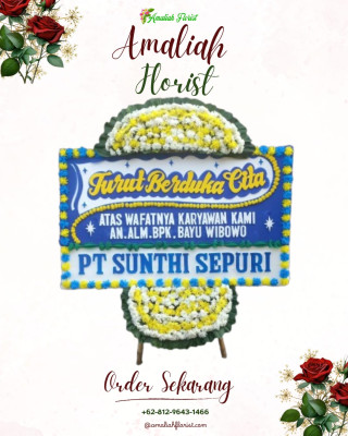 Papan Bunga Duka di Denpasar Selatan